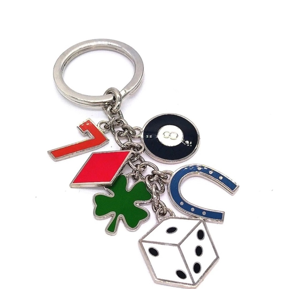 Coach Multicolor Lucky Charm Key Holder